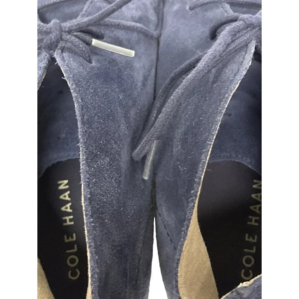 Cole Haan Blue Suede Chukka Boots Men's Size 10